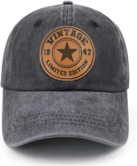 80th 79th 78th 77th 76th 75th 74th 73th 72th 71th Birthday Gift Vintage 1945 1946 1947 1948 1949 1950 1951 1952 1953 1954 Hat