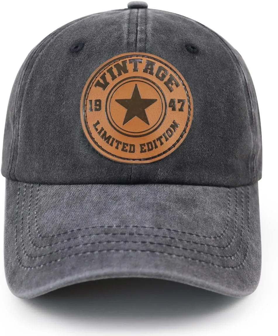 80th 79th 78th 77th 76th 75th 74th 73th 72th 71th Birthday Gift Vintage 1945 1946 1947 1948 1949 1950 1951 1952 1953 1954 Hat
