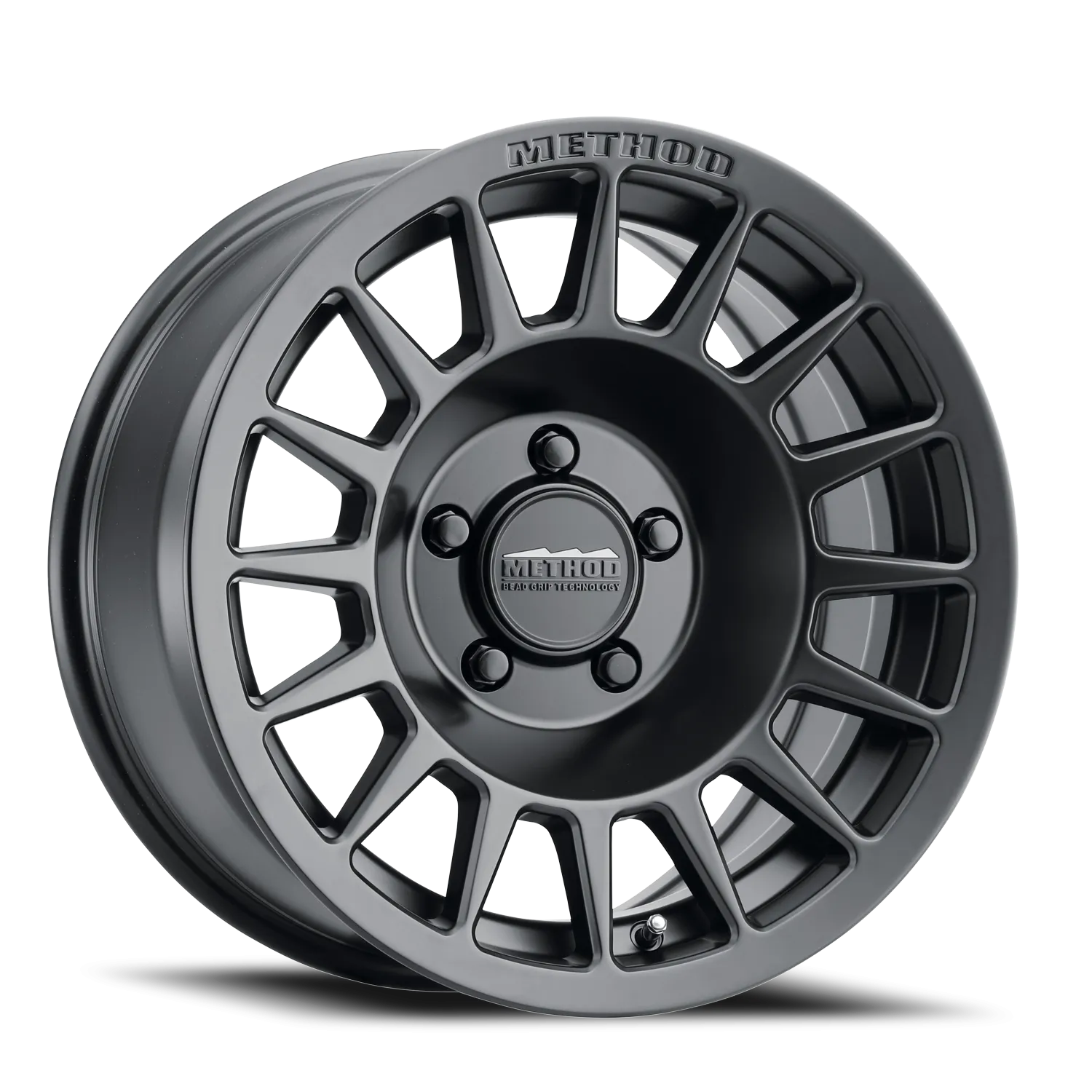 Aluminum Wheels 17x8.5 Bead Grip MR707 Bolt Pattern 5 On 139.7 Offset 0 Lip Size 0 Matte Black MB Method