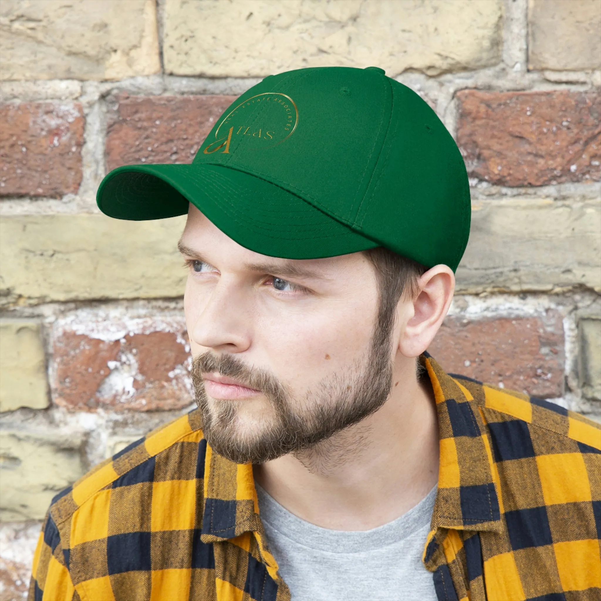 Atlas Gold Logo Baseball Hat