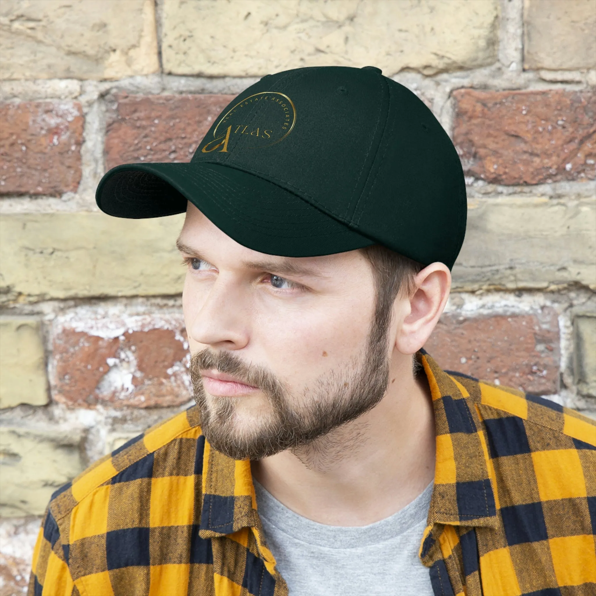 Atlas Gold Logo Baseball Hat