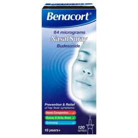 Benacort 64 Micrograms Nasal Spray 10ml 120 spray (P) (A)