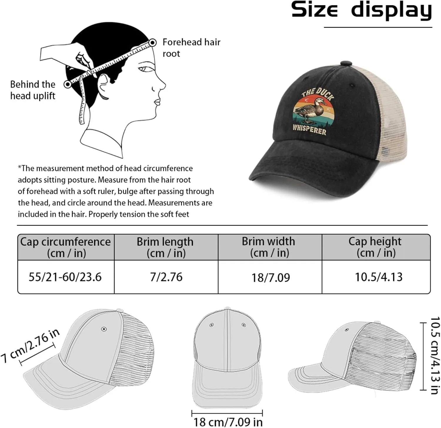 Chicken Whisperer Funny Chicken Tee for Farmers hat Vintage hat AllBlack Mens hat Gifts for Daughter Golf Hats