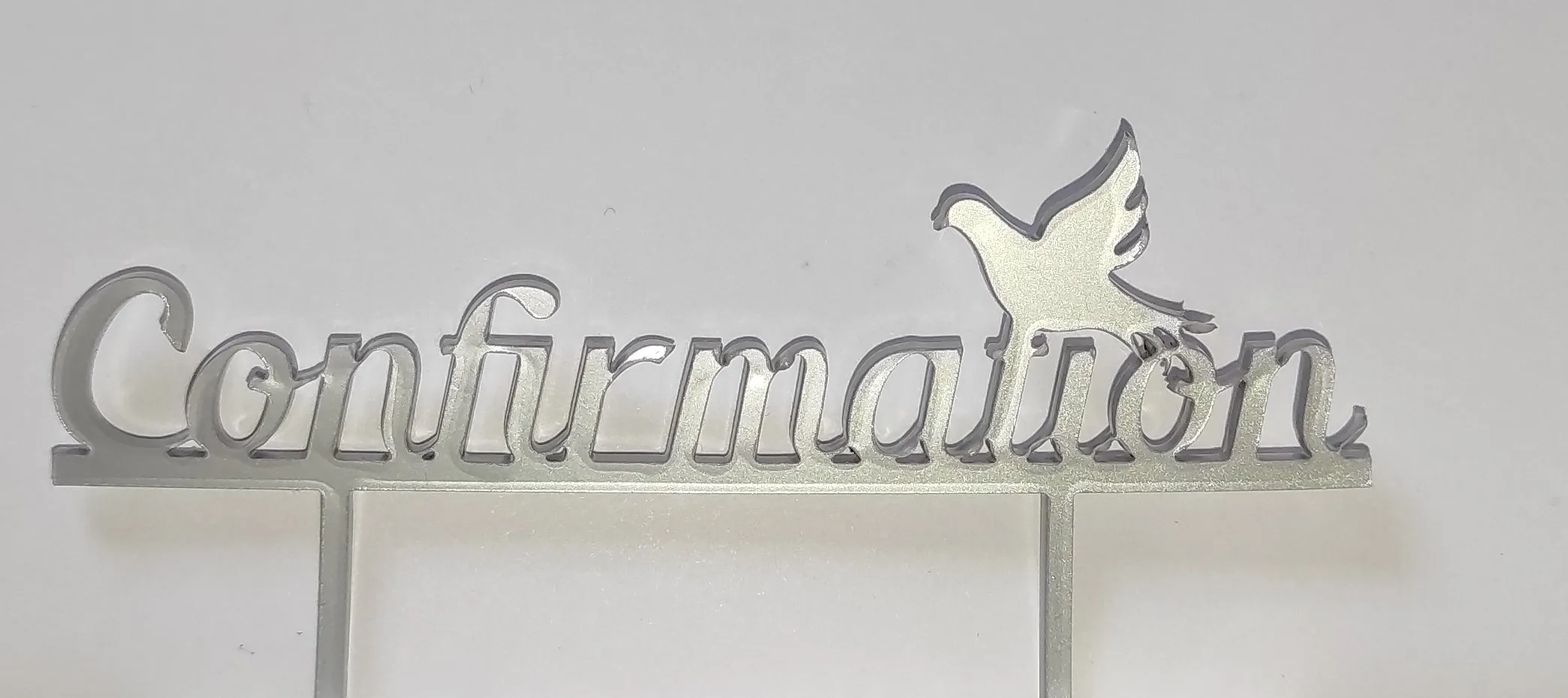Confirmation/Cristening day - Cake Topper (choice of colours)