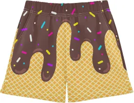 Girls Athletic Shorts Summer Casual Girls Sports Shorts with Pockets for 7-15Y