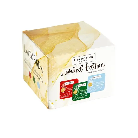 Lisa Horton Crafts - Cloud 9 Matt Blending Ink Pad - Limited Edition 3 Pack - Jingleberry, Mistletoe, Arctic Frost