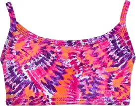 Made in USA Girls Bikini Top for Girls UPF50  Sun Protection Toddler Bathing Suit Rash Guard for Beach Pool Swimwear