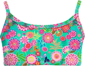 Made in USA Girls Bikini Top for Girls UPF50  Sun Protection Toddler Bathing Suit Rash Guard for Beach Pool Swimwear