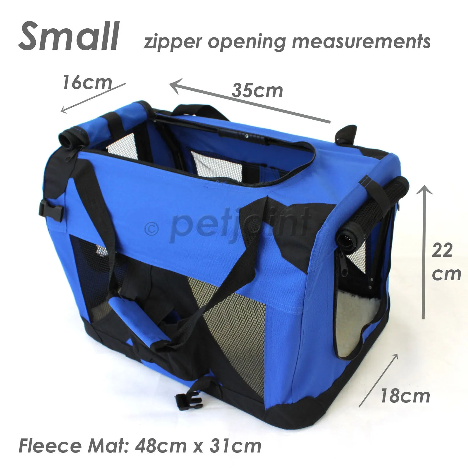 Pet Soft Crate Portable Puppy Dog Cat Carrier Travel Cage Small #2