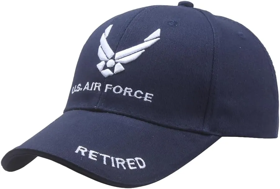 Premium Quality Veteran Cap Hat with Embroidered Patch Vet Gift Military Baseball Cap Adjustable Size