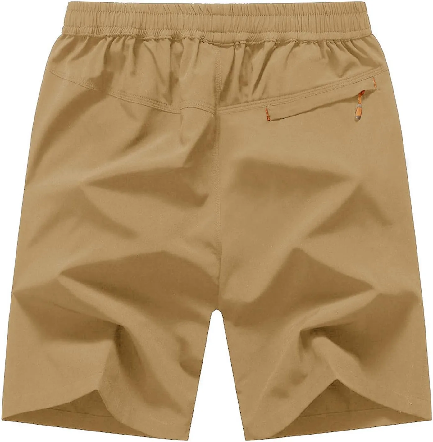 Rdruko Men's Quick Dry Hiking Shorts Lightweight Running Gym Outdoor Active Shorts with Zipper Pockets