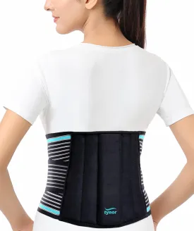 TYNOR Back Support Belt Adjustable Back Brace for Lower Back Pain,Breathable Lumbar Support Belt for Men & Women, Lower Back Brace for Herniated Disc, Sciatica & Heavy Lifting (XXL, Classic Black)